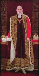 Emperor Franz Joseph I of Austria Wearing the Official Robes of the Order of the Golden Fleece